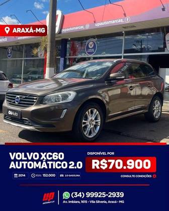 VOLVO XC60 2.0 T5 DYNAMIC FWD TURBO GASOLINA 4P AUTOMÁTICO